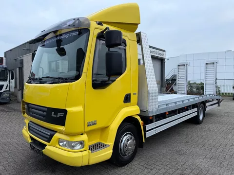 DAF LF 45 220 + BIG ALLU RAMPS + WINCH + TUV / APK + EURO 5 EEV + AIRCO